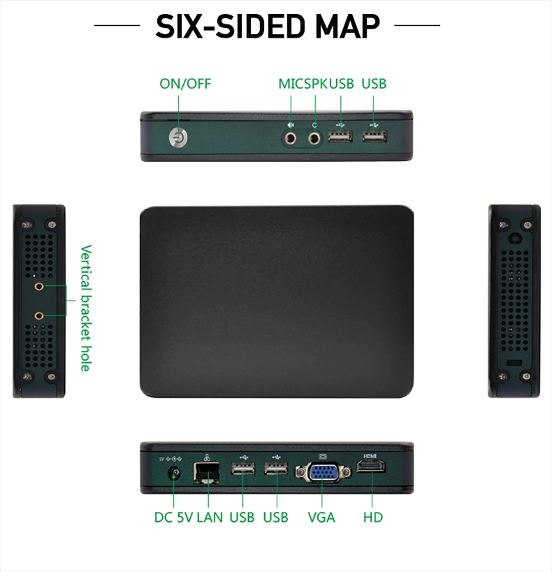 Arm Micro PC Rk3288 1g 8g Emmc Pcoip Protocol Zero Client