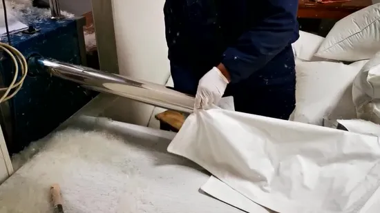 中国サプライヤー卸売カスタム デザイン 100% オーガニック コットン シェル RDS ホワイト グース/アヒルの羽ダウン高級クイーン サイズのホテル/ホーム ベッド睡眠コンボ枕